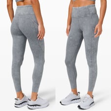Lululemon Fast and Free High Rise Tight Sz 6/25 *Ice Dye