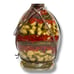 Infused Oil Vinegar Kitchen Decorative Dual Glass Bottle 9 in Tall