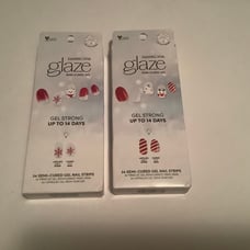 Dashing Diva Glaze semi cured nail strips- bundle Limited Edition Holiday
