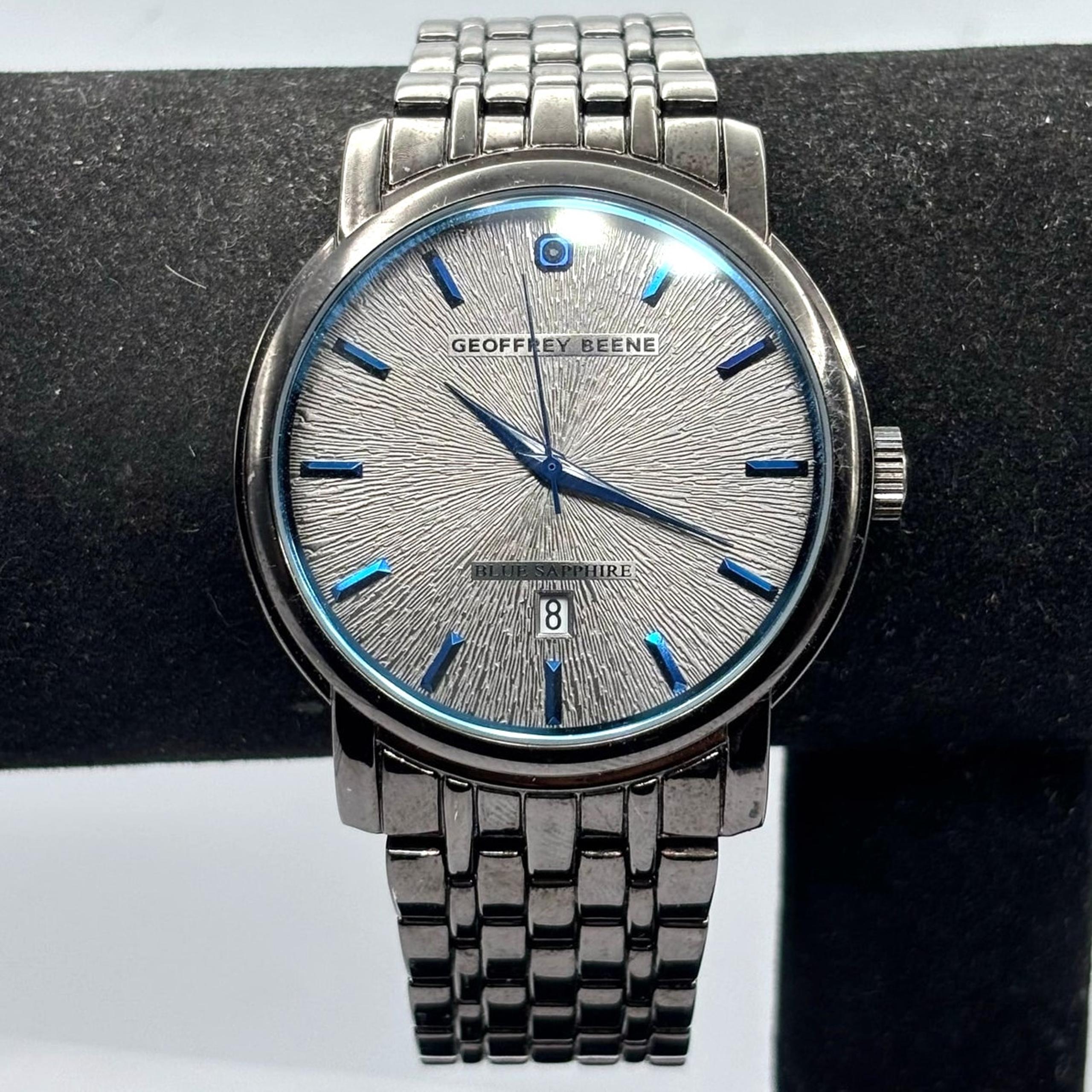 Black Geoffrey Beene Men's Watch