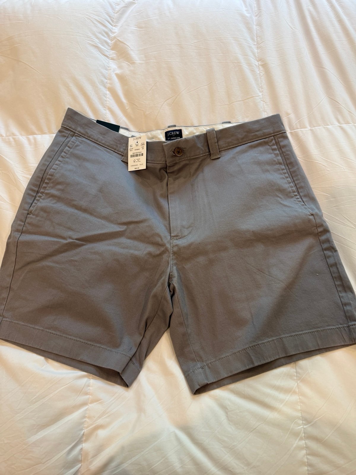 J. Crew Men's Gray Shorts 7 inch