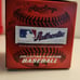 HOF 2010 Autographed Rawlings official MLB Baseball. Inscribed with HOF 2010