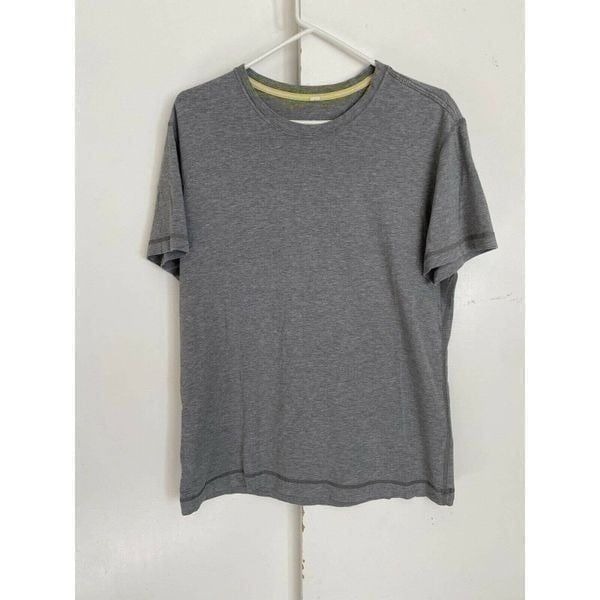 Lululemon Men's Shirt Size Gray Large Athletic Short Sleeve