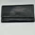 Coach Vintage Leather Black Trifold Snap Coin Zip Wallet