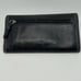 Coach Vintage Leather Black Trifold Snap Coin Zip Wallet