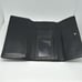 Coach Vintage Leather Black Trifold Snap Coin Zip Wallet