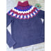 J CREW Womens XXS Fair Isle Blue Red Turtleneck WOOL ALPACA Sweater - 328 NWT