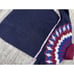 J CREW Womens XXS Fair Isle Blue Red Turtleneck WOOL ALPACA Sweater - 328 NWT