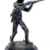 vintage bronze statue sculpture The US Cavalry Riffle Man 9” Revolutionary War