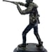 vintage bronze statue sculpture The US Cavalry Riffle Man 9” Revolutionary War
