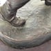 vintage bronze statue sculpture The US Cavalry Riffle Man 9” Revolutionary War