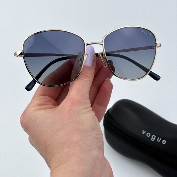 Vogue Women BRAND NEW Sunglasses Gold Blue Gradient Butterfly VO4232S 848/4L