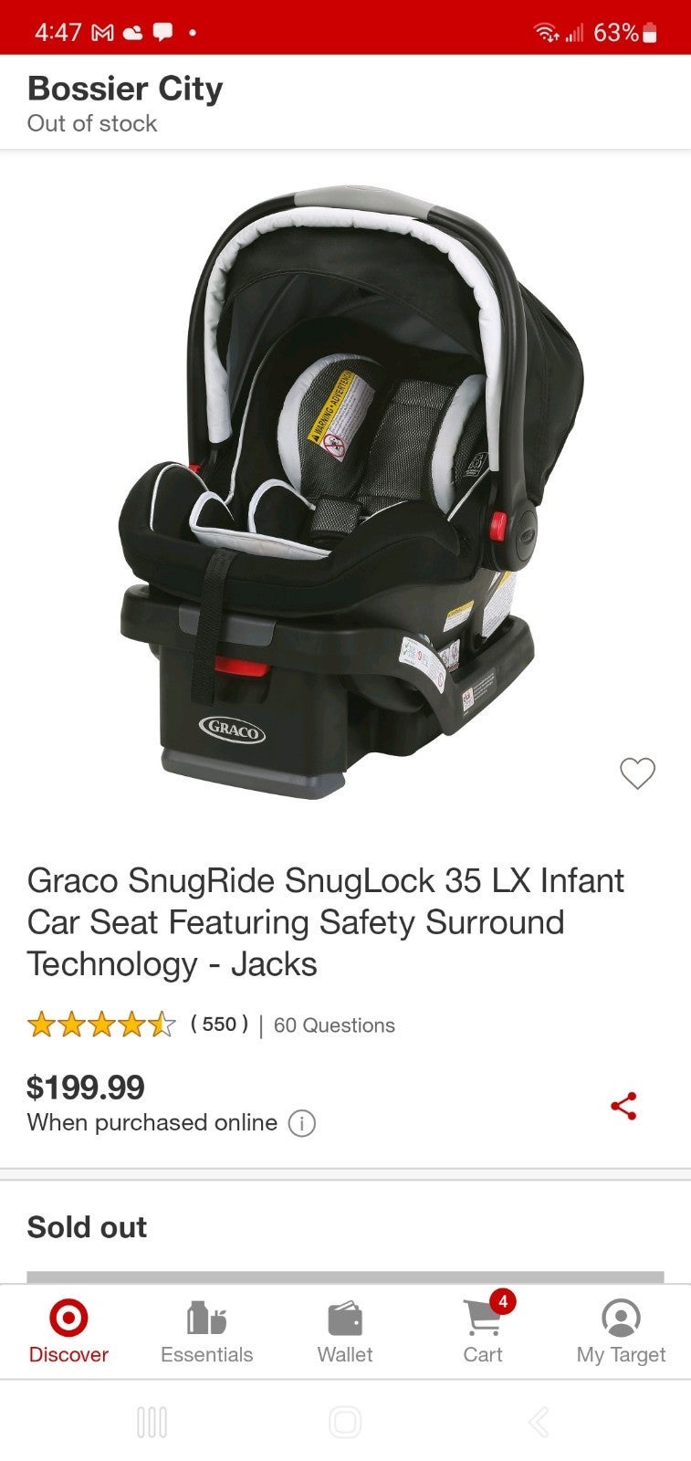 Graco snugride snuglock 35 LX