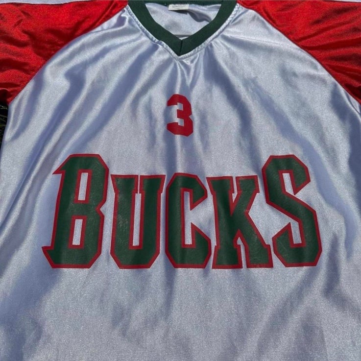 Milwaukee Bucks Jersey Vintage Brandon Jennings NBA Basketball