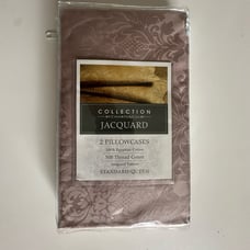 *NWT* Collection by Charter Club - Jacquard - 2 Standard Queen Pillowcases