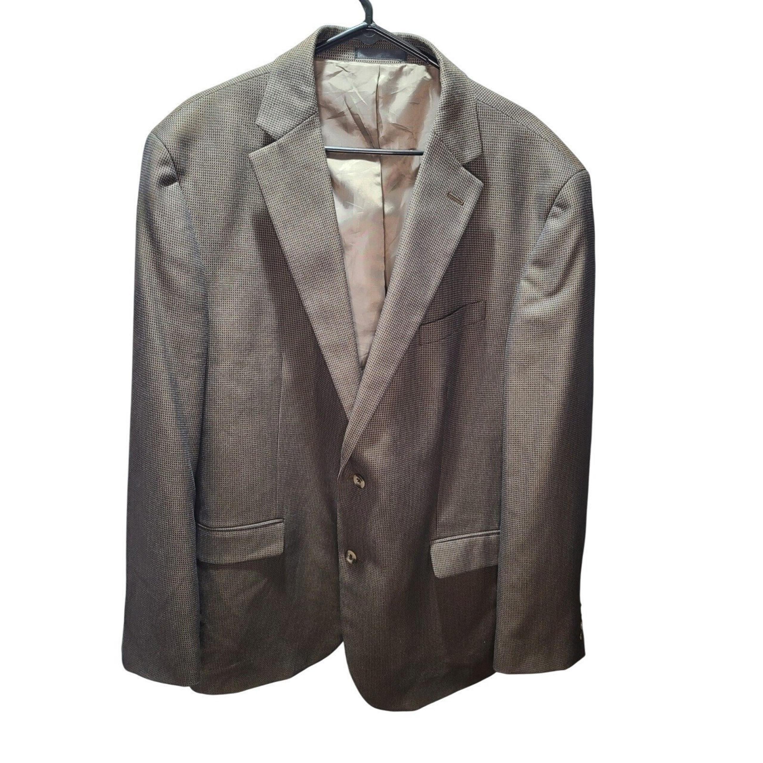 Geoffrey Beene Two Button Jacket Blazer Men's 48"