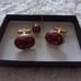 Vintage Cufflinks And Tie Tac By: Destino Excellent condition W/Gift box