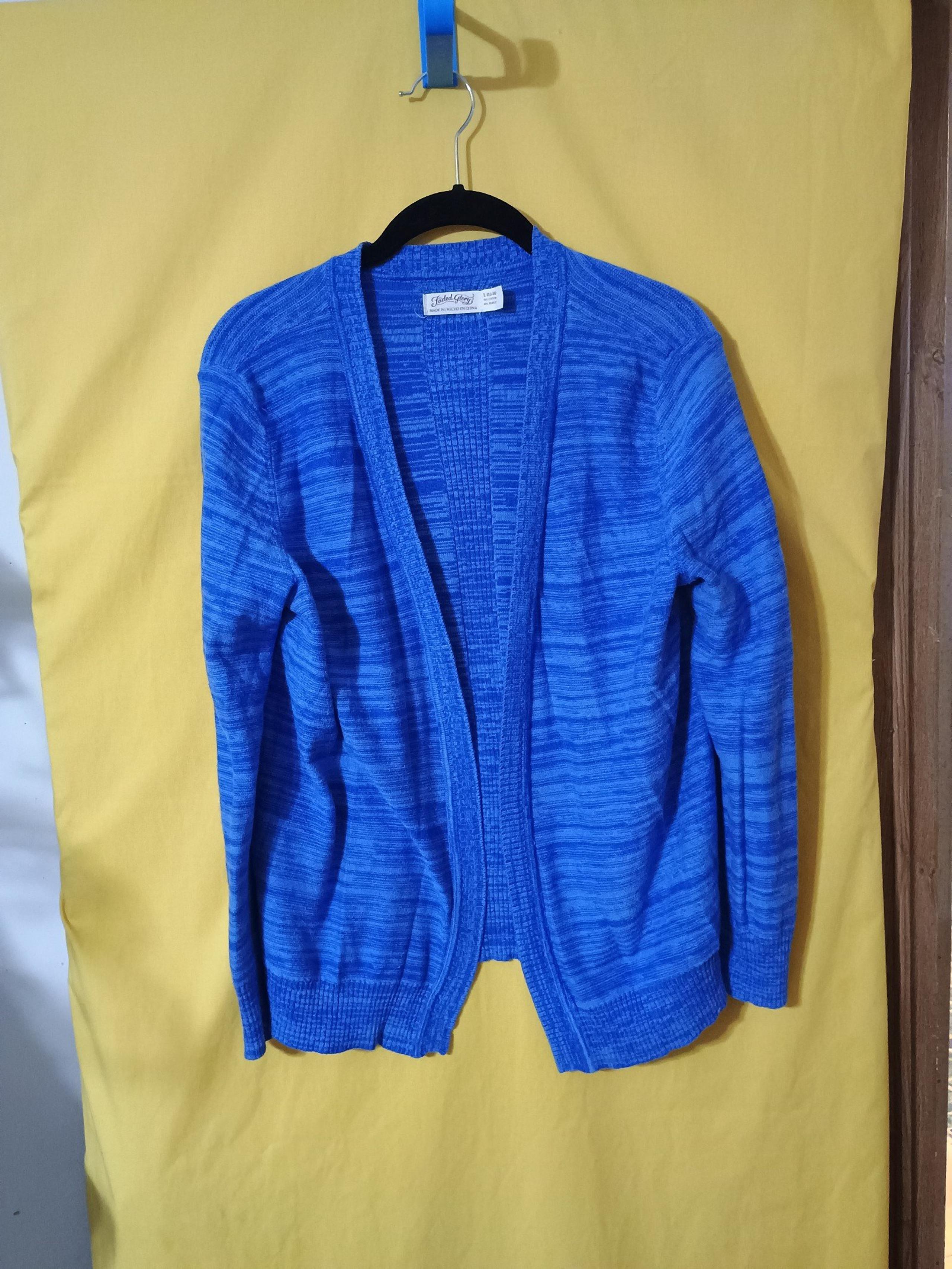 Faded Glory large sweater cardigan M28