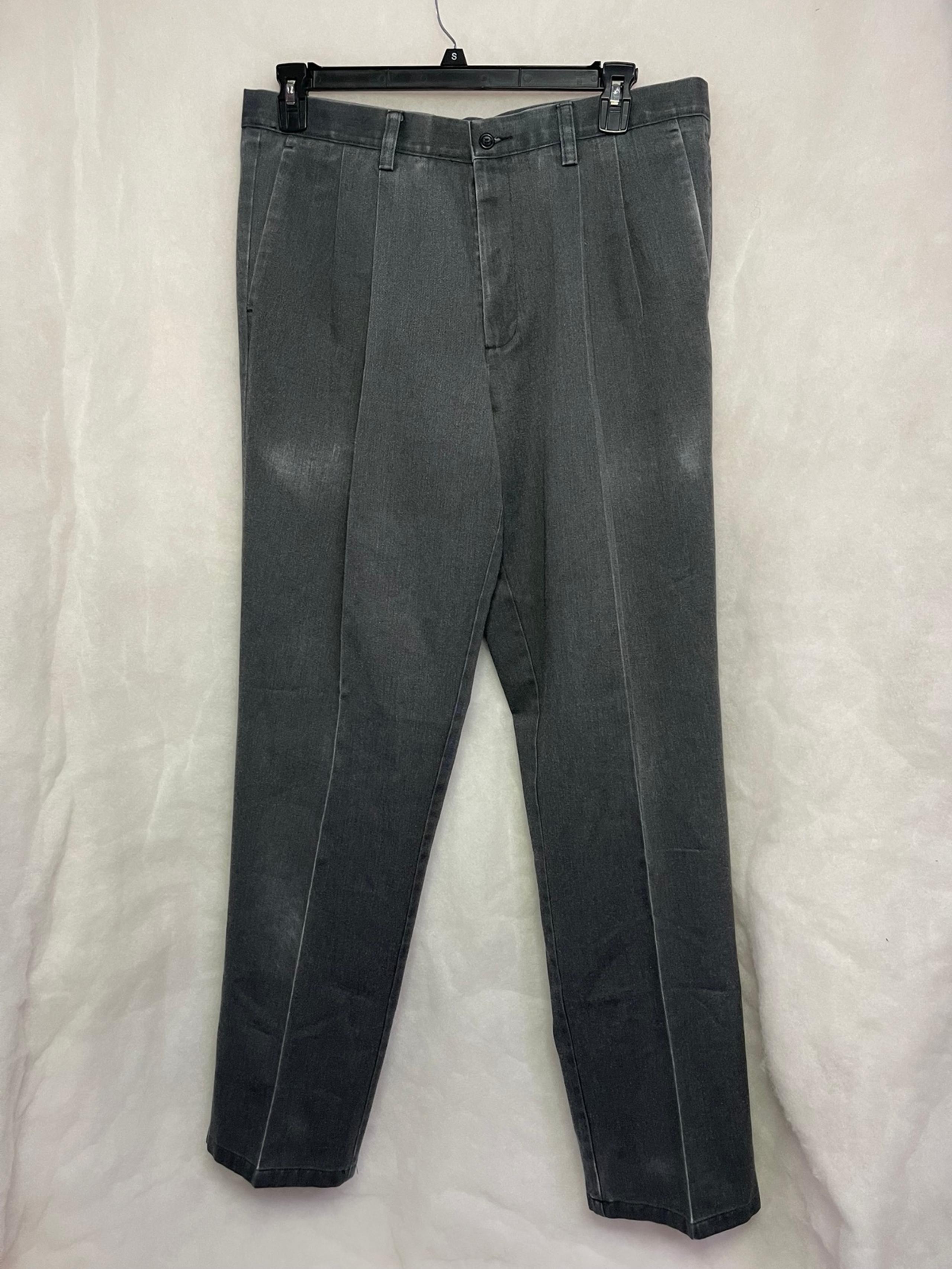 Dockers | Men’s | 36 x 34 | Gray | Pleated Dress Pants