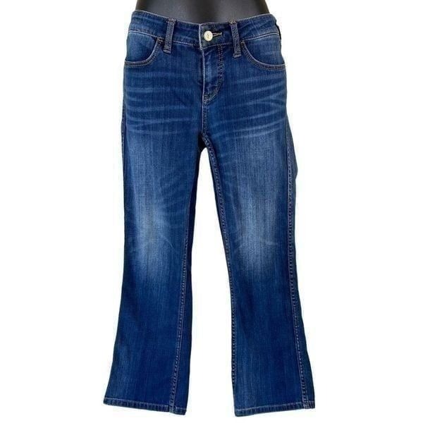 Anthropologie Pilcro and The Letterpress Distressed Cropped Ankle Jeans