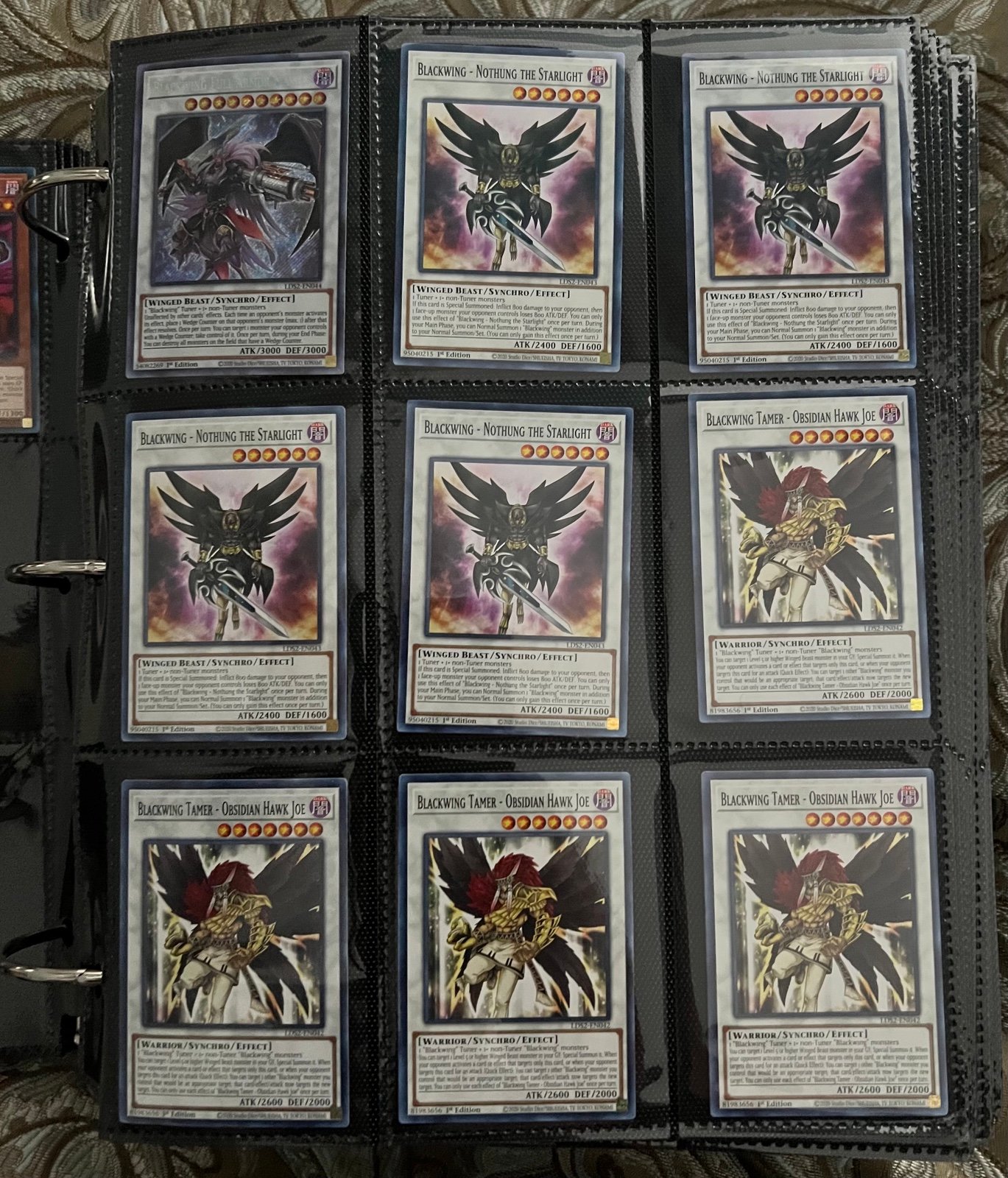 Full binder of yugioh cards