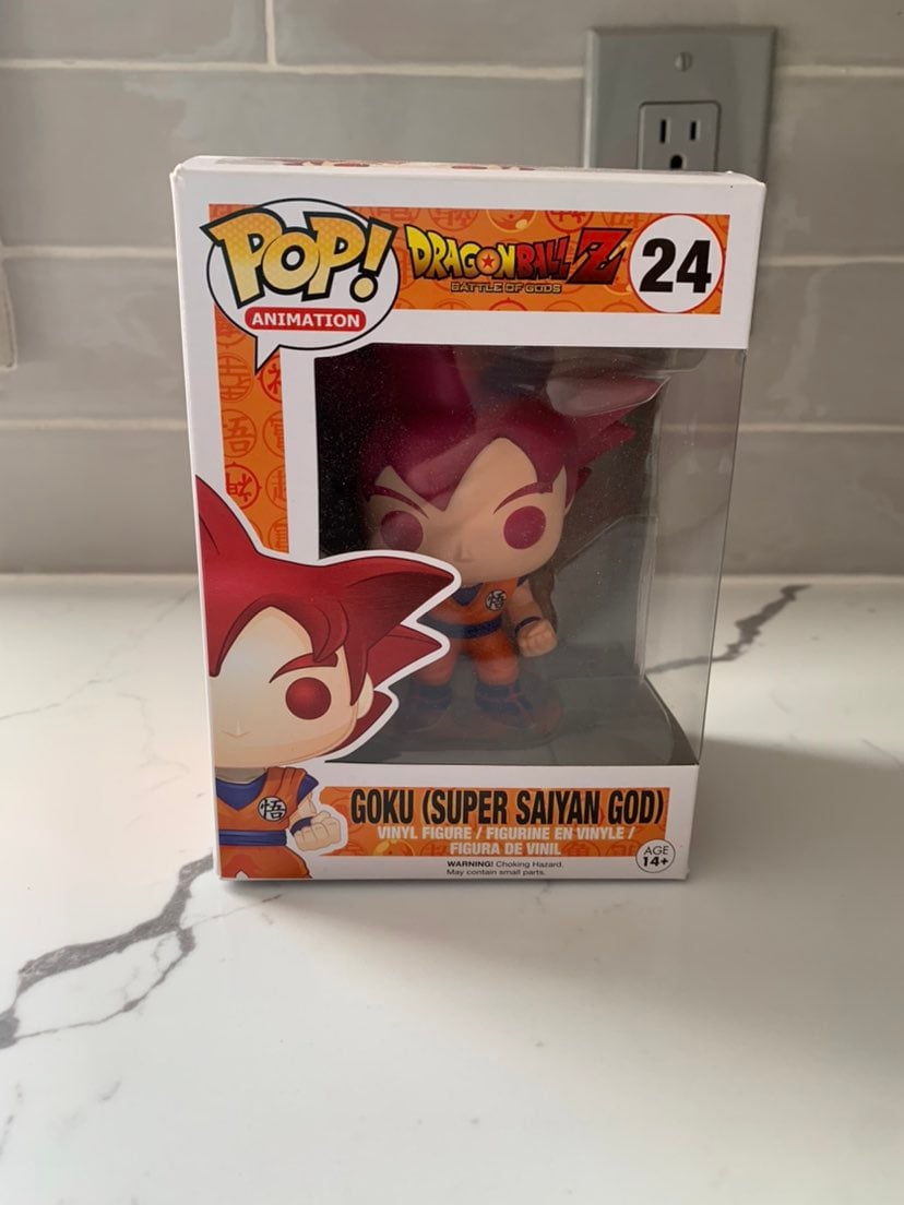 Funko pop Goku (Super Saiyan God)