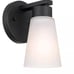 2-Pack Kichler BK Stamos 8 Tall Wall Bathroom Sconce Black 52437 New