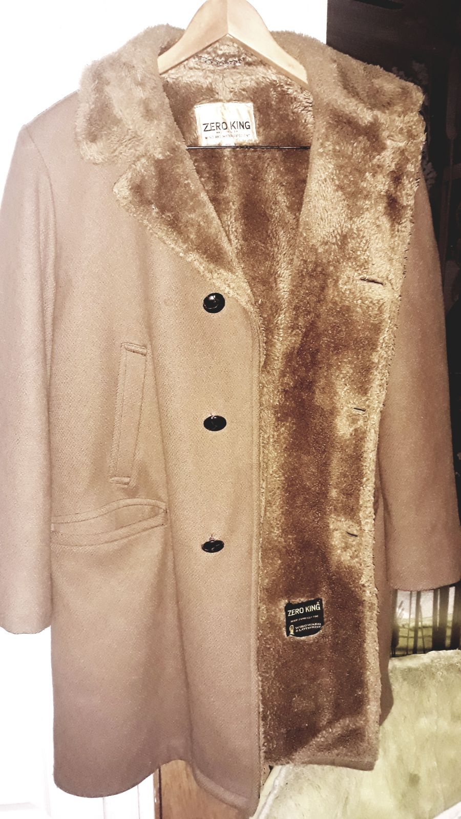 Mens Heavy Wool Coat