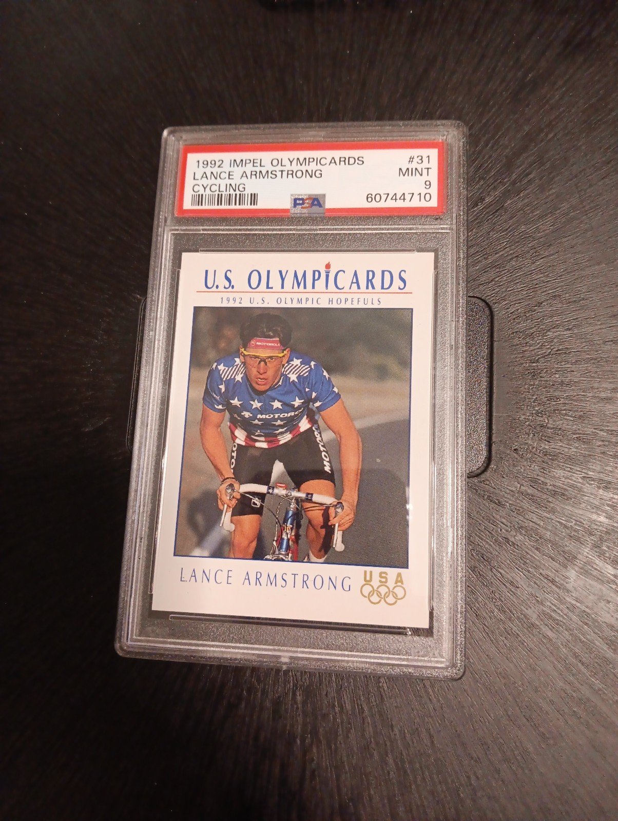 Lance Armstrong Card PSA 9