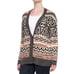 NEW Lucky Brand Grey Jacquard Boyfriend Cardigan Sweater Southwestern Size Large