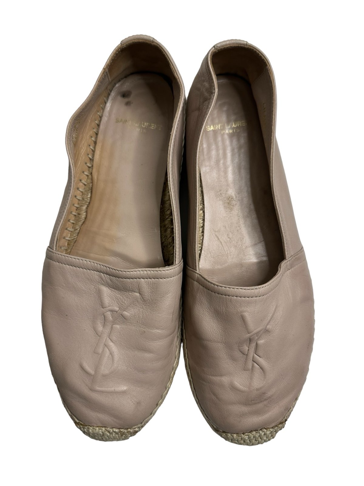 saint laurent espadrilles women Nappa rouse Poudre size 39