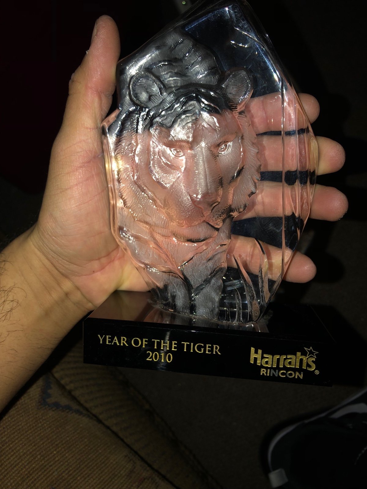 Year of the Tiger glass