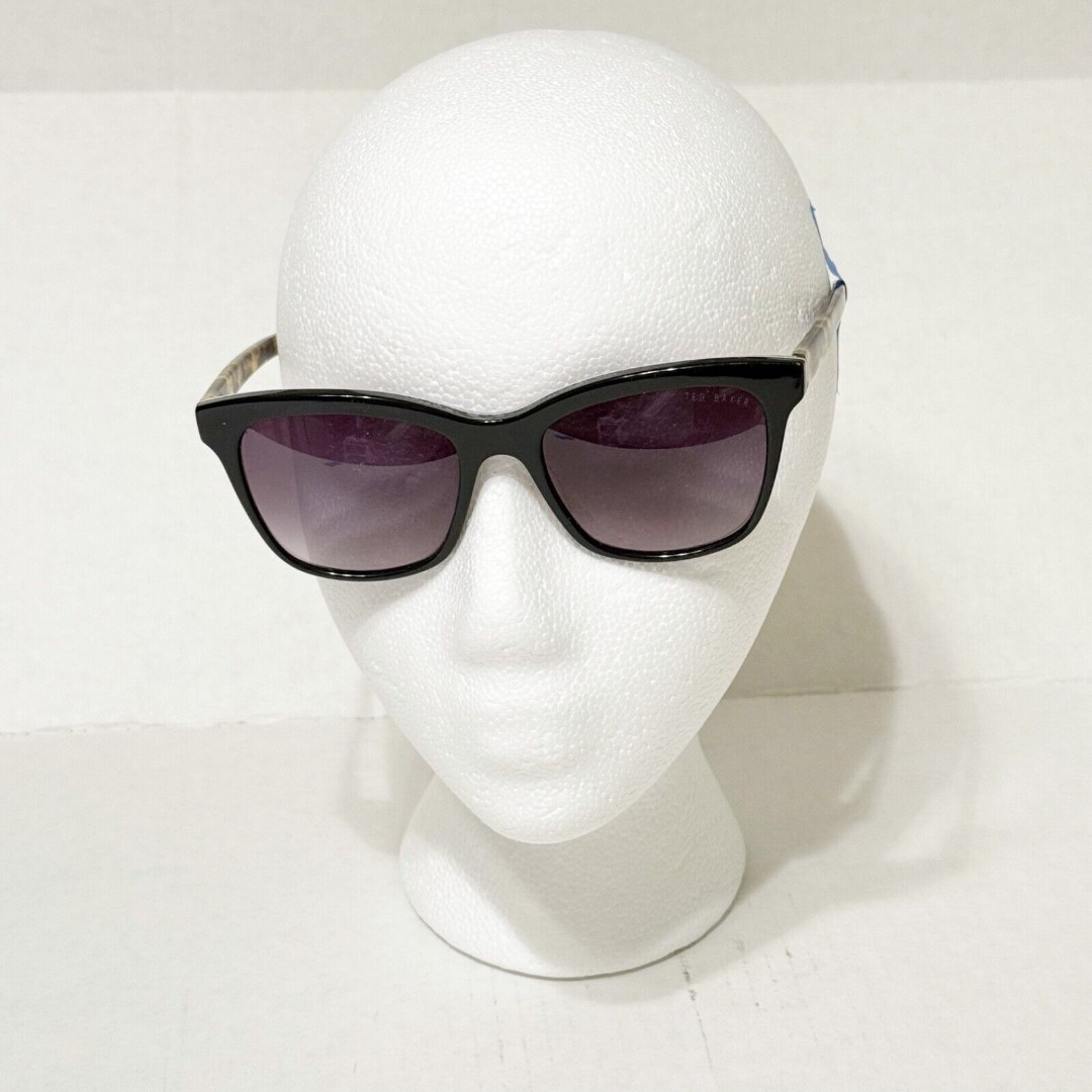 Ted Baker Sunglasses mod. TBW037 Black 55-19-140 Gradient Lens Cat Eye