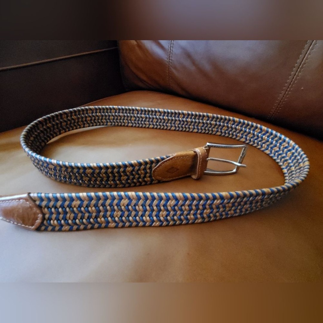 Martin Dingman Braided Leather belt 40” completely adjustable