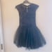 WEISSMAN Balera Dance Costume black tutu skirt flocked mesh dress D9329 child LC
