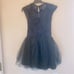 WEISSMAN Balera Dance Costume black tutu skirt flocked mesh dress D9329 child LC