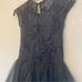 WEISSMAN Balera Dance Costume black tutu skirt flocked mesh dress D9329 child LC