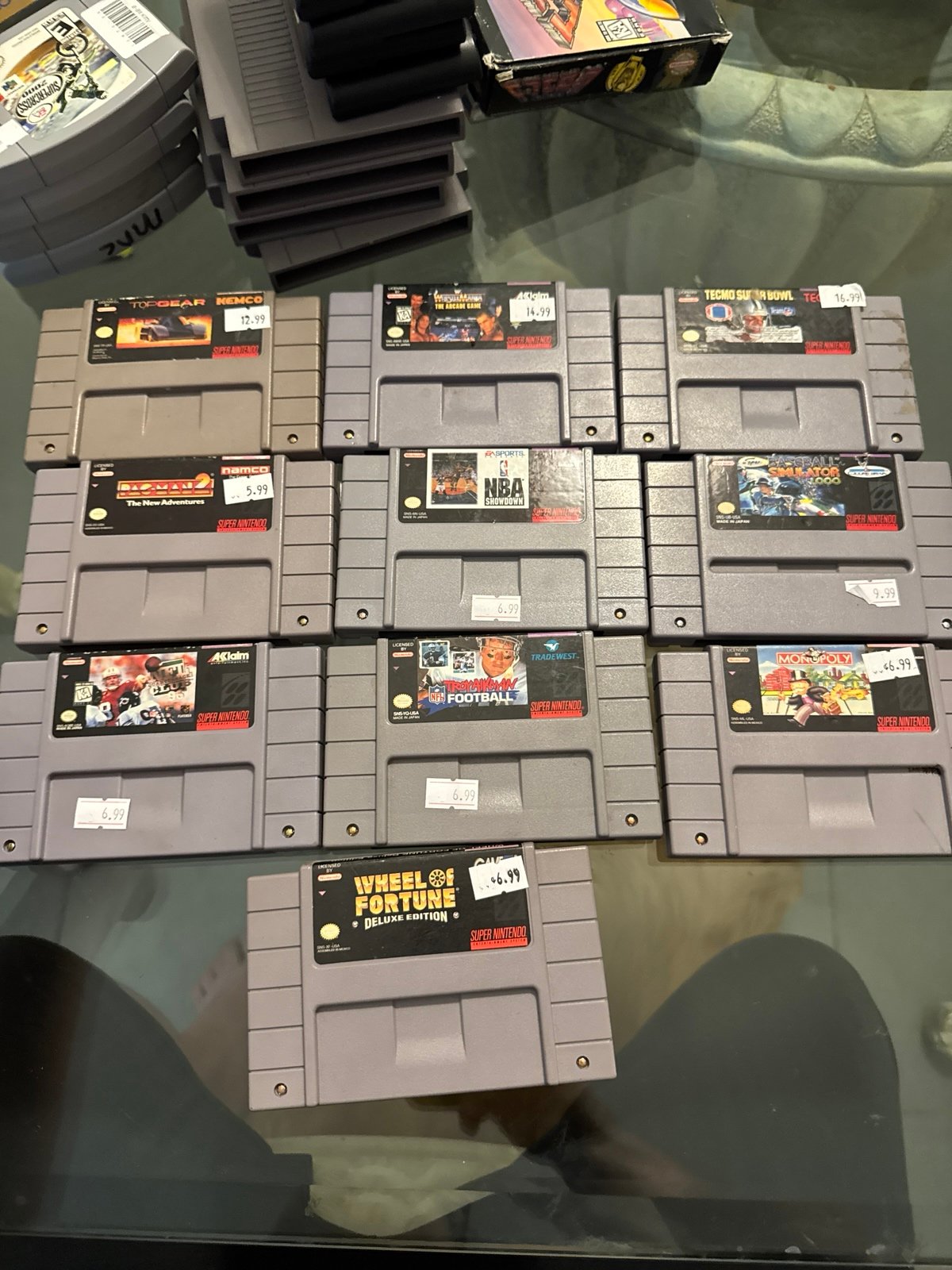 Super Nintendo Filler Lot