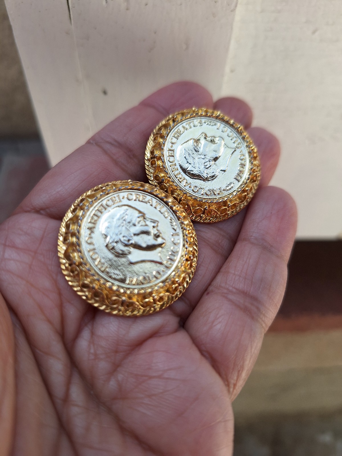 Vintage paolo Gucci earrings