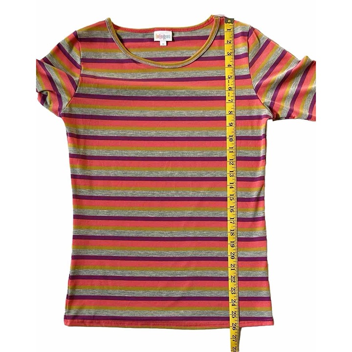 Women’s LulaRoe Multicolor Gigi Shirt Top Size Medium - detail