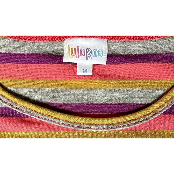 Women’s LulaRoe Multicolor Gigi Shirt Top Size Medium - detail