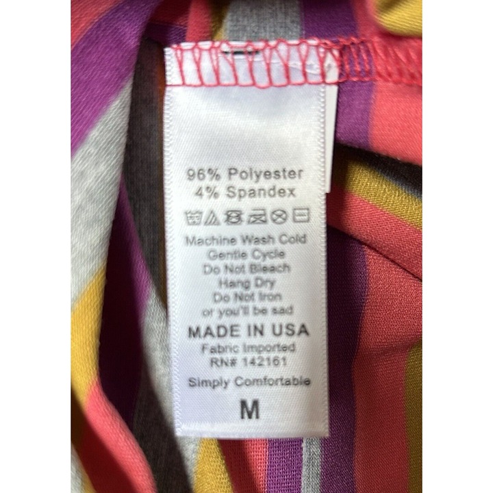 Women’s LulaRoe Multicolor Gigi Shirt Top Size Medium - detail