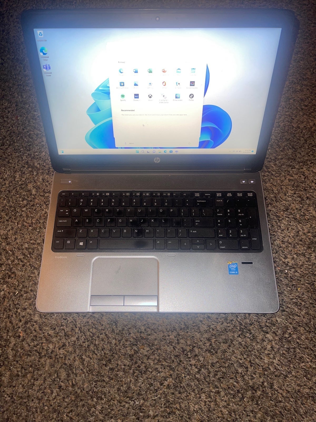 HP PRO-BOOK G SERIES LAPTOP 8GB RAM WINDOWS 11 i5 LAPTOP