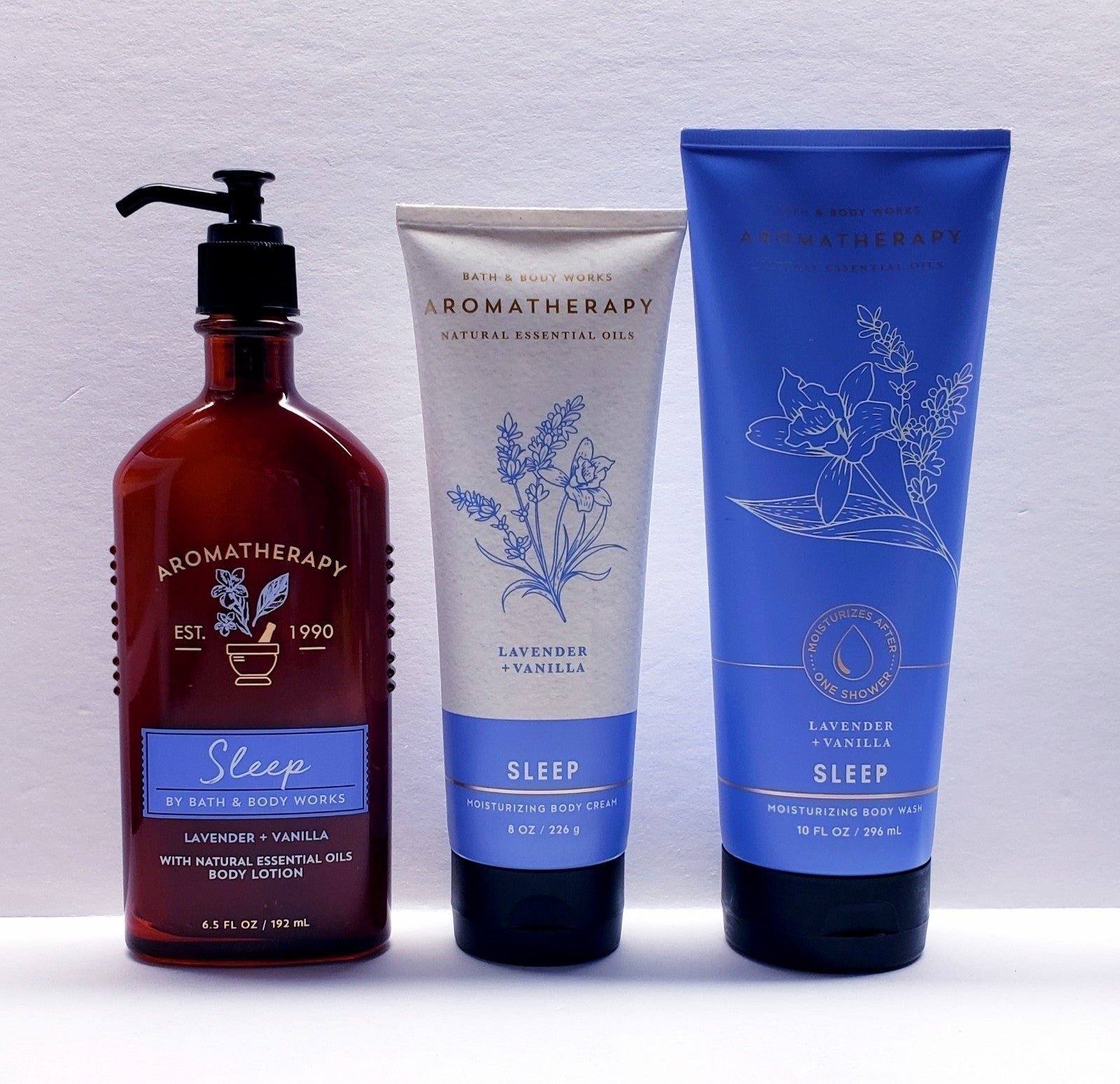 Bath & Body Works LAVENDER VANILLA Body Cream, Body Lotion, Body Wash