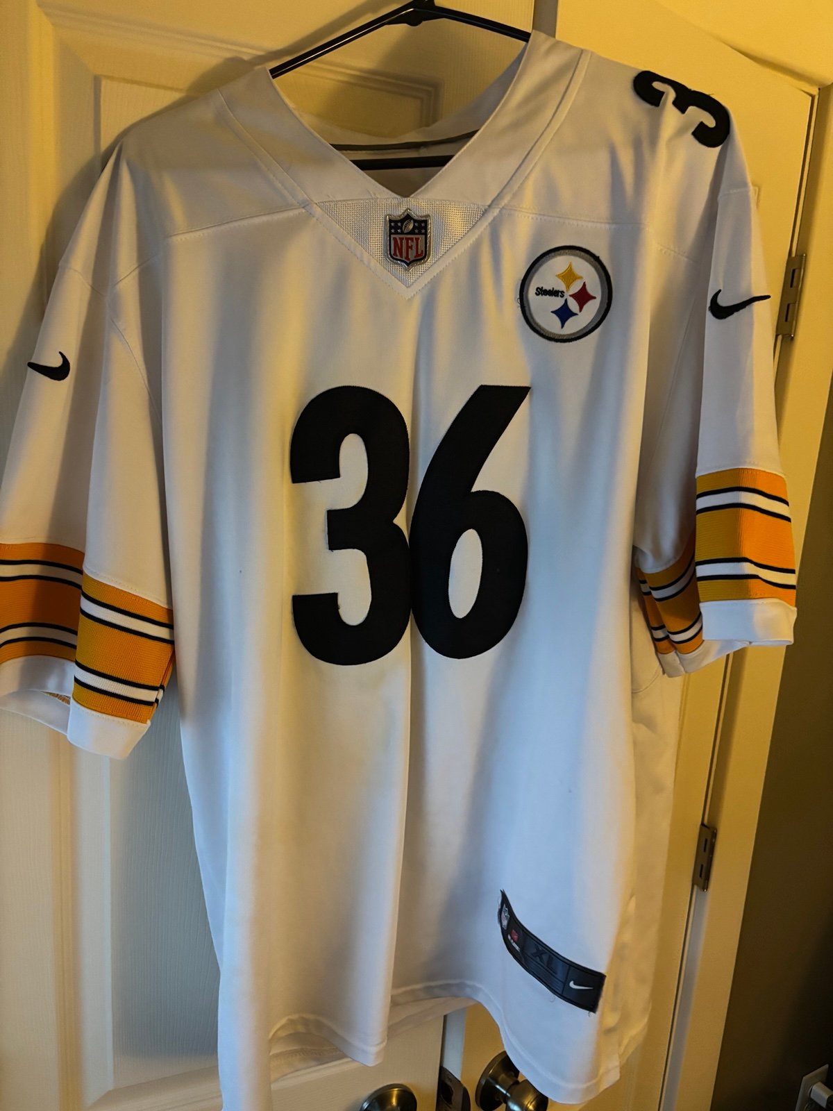 Pittsburgh Steelers Jerome Bettis #36 XL White Away Jersey