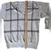 Pringle of Scotland Vintage 100% Lambswool V Neck Beige Plaid Sweater Men's Sz M