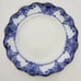 Pair of Antique Royal Doulton Egerton Flow Blue Porcelain 10.5 Dinner Plates