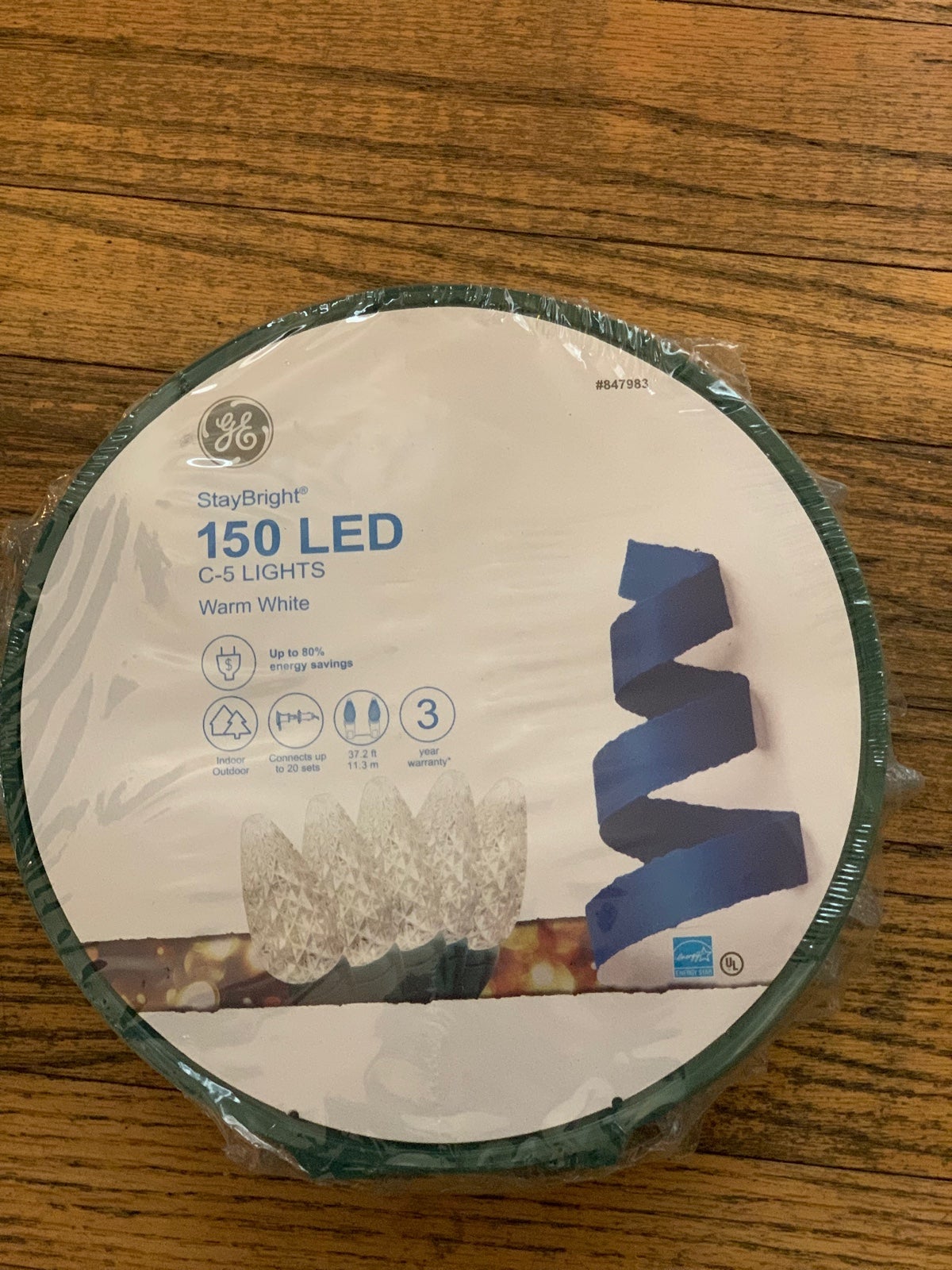 GE 150 LED C5 Warm White outlet Lights