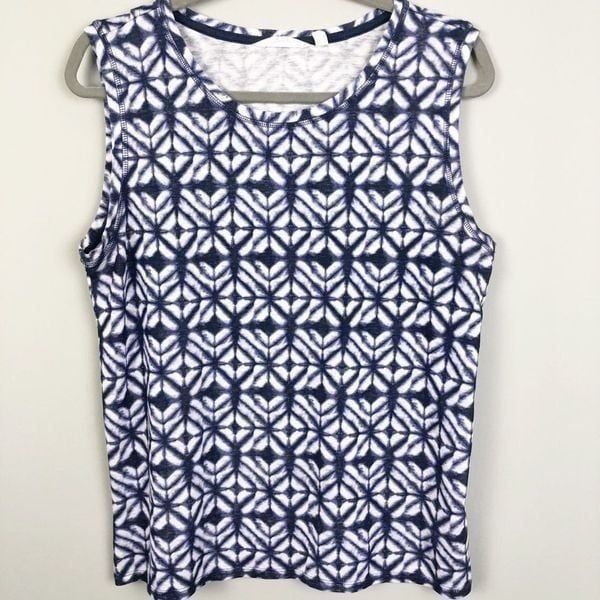 Athleta Diamond Tie Dye Tank Size Large