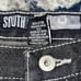Vintage SouthPole Jeans Mens Size 36 Baggy Black Embroidered Y2k Color Black